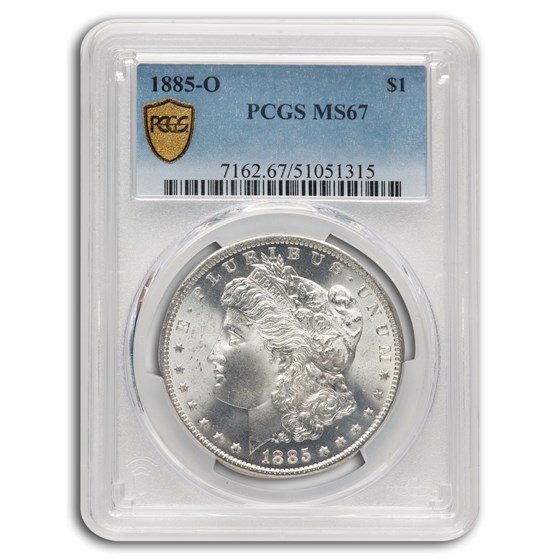 1885-O Morgan Dollar MS-67 PCGS 1885-O Morgan Dollar MS-67 PCGS
