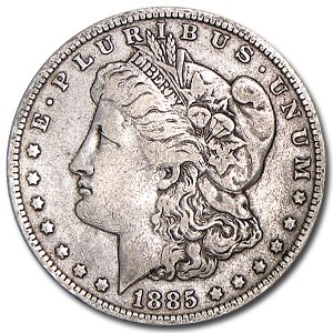 1885-O Morgan Dollar VG/VF