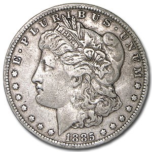 1885-O Morgan Dollar XF