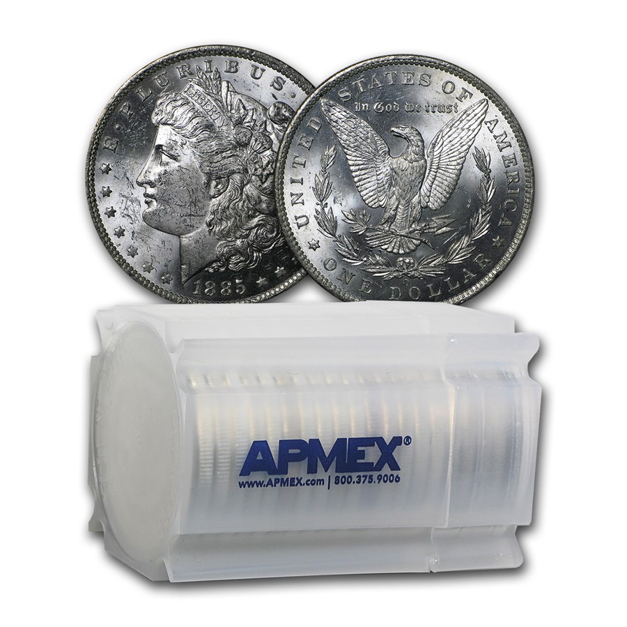 1885-O Morgan Dollars BU (20 Count Roll)