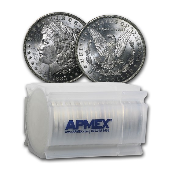 1885-O Morgan Dollars BU (20 Count Roll) 1885-O Morgan Dollars BU (20 Count Roll)