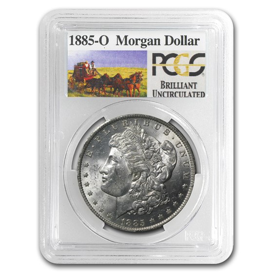 1885-O Stage Coach Morgan Dollar BU PCGS 1885-O Stage Coach Morgan Dollar BU PCGS