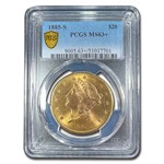 1885-S $20 Liberty Gold Double Eagle MS-63+ PCGS
