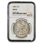 1885-S Morgan Dollar AU-53 NGC