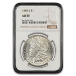 1885-S Morgan Dollar AU-55 NGC