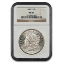 1885-S Morgan Dollar MS-61 NGC