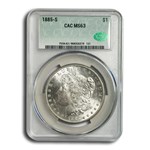 1885-S Morgan Dollar MS-63 CACG