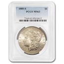 1885-S Morgan Dollar MS-63 PCGS