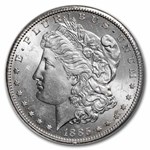 1885-S Morgan Dollar MS-64 NGC