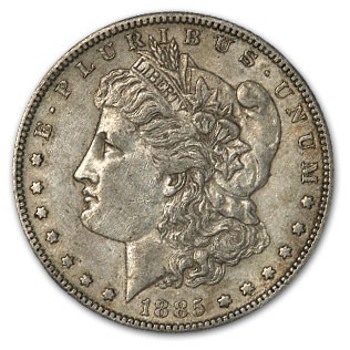 1885-S Morgan Dollar XF-45 1885-S Morgan Dollar XF-45