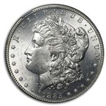 1885-S Stage Coach Morgan Dollar BU NGC
