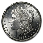 1885 Stage Coach Morgan Dollar BU NGC