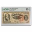 1886 $1.00 Silver Cert. Martha Washington F-15 PMG (Fr#217)
