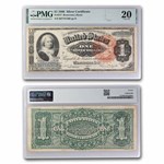 1886 $1.00 Silver Cert. Martha Washington VF-20 PMG (Fr#217)