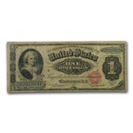 1886 $1.00 Silver Certificate Martha Washington Fine (Fr#215)