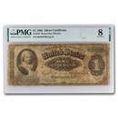 1886 $1 Silver Cert Martha Washington VG-8 PMG (Fr#219)