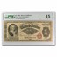 1886 $1 Silver Certificate Martha Washington F-15 PMG (Fr#215)
