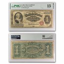 1886 $1 Silver Certificate Martha Washington F-15 PMG (Fr#215)