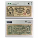 1886 $1 Silver Certificate Martha Washington F-15 PMG (Fr#215)