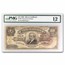 1886 $10 Silver Cert. Hendricks Tombstone F-12 PMG (Fr#295)