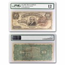 1886 $10 Silver Cert. Hendricks Tombstone F-12 PMG (Fr#295)