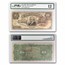 1886 $10 Silver Cert. Hendricks Tombstone F-12 PMG (Fr#295)