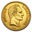 1886-1889 Venezuela Gold 100 Bolivares Avg Circ (Random)