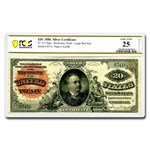 1886 $20 Silver Certificate Daniel Manning VF-25 PCGS (Fr#313)