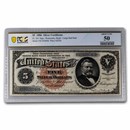 1886 $5.00 Silver Certificate U. S. Grant AU-50 PCGS (Fr#261)