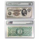 1886 $5.00 Silver Certificate US Grant/Morgan VF-25 PMG (Fr#264)