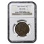 1886-A France 10 Centimes MS-64 NGC (Brown)