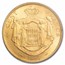 1886-A Monaco Gold 100 Francs Charles III MS-63 PCGS