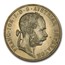 1886 Austria Silver 2 Florin Franz Joseph I MS-64 PCGS