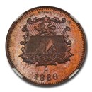 1886 H British North Borneo Bronze 1/2 Cent SP-66 NGC (R/B) 1886 H British North Borneo Bronze 1/2 Cent SP-66 NGC (R/B)