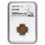 1886 Indian Head Cent Type-I AU-58 NGC (Brown)