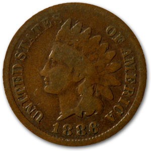 1886 Indian Head Cent Type-I Good+