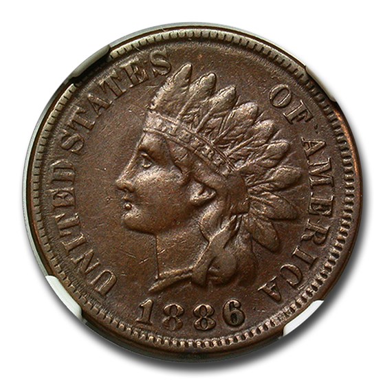 1886 Indian Head Cent Type-I XF-45 NGC 1886 Indian Head Cent Type-I XF-45 NGC