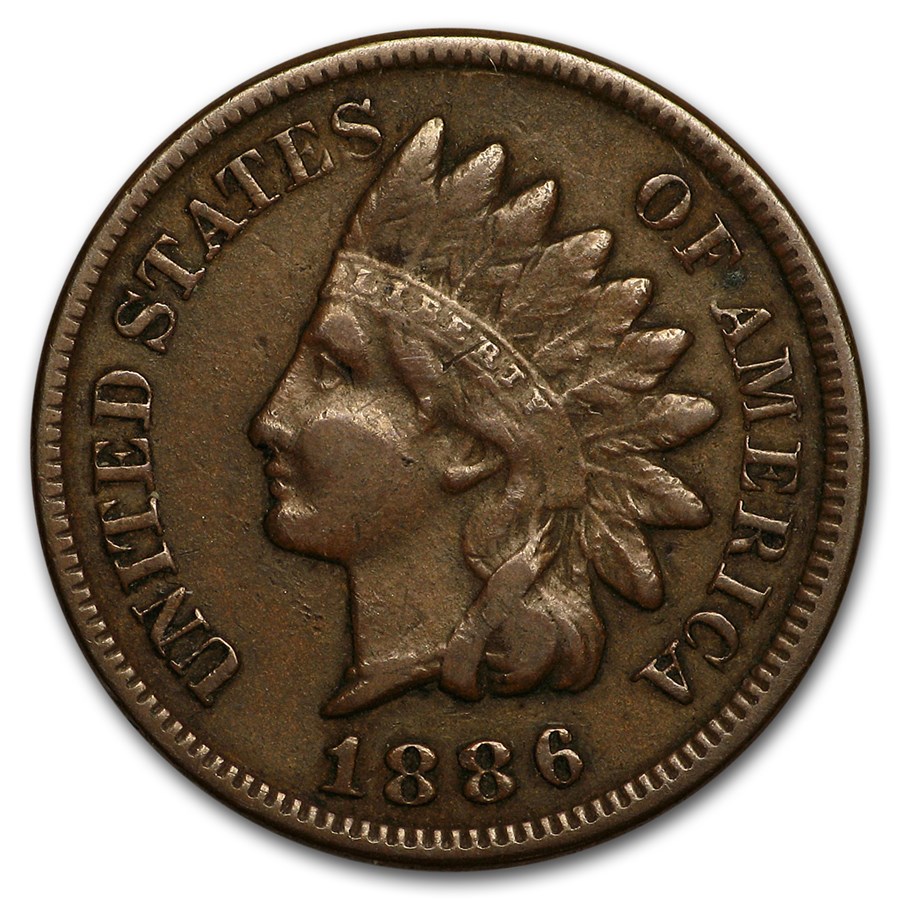 1886 Indian Head Cent Type-II VF