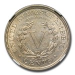 1886 Liberty Head V Nickel AU-58 NGC