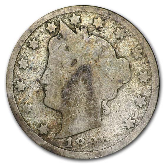 1886 Liberty Head V Nickel Cull/Fair