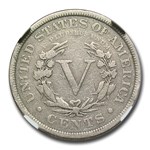 1886 Liberty Head V Nickel Fine-15 NGC