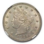 1886 Liberty Head V Nickel MS-61 NGC