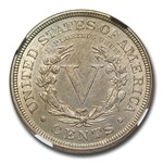 1886 Liberty Head V Nickel MS-61 NGC