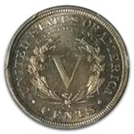 1886 Liberty Head V Nickel PR-63 PCGS