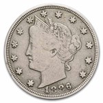 1886 Liberty Head V Nickel VF