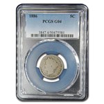 1886 Liberty Nickel Good-4 PCGS