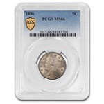 1886 Liberty Nickel MS-66 PCGS