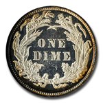 1886 Liberty Seated Dime PF-68 Cameo NGC