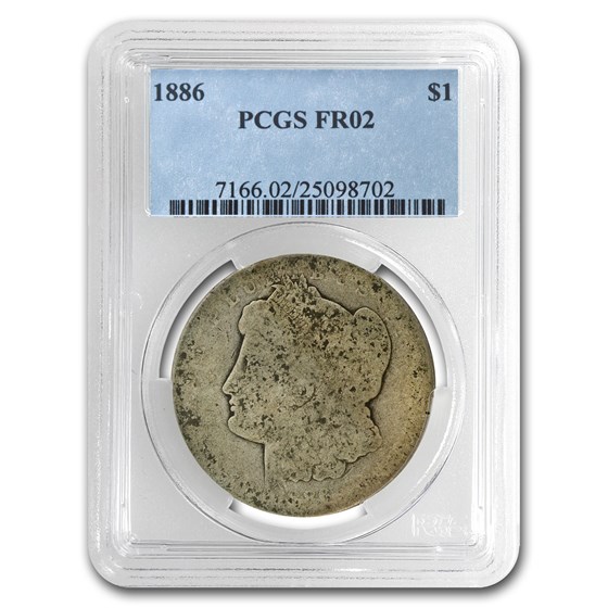 1886 Morgan Dollar Fair-2 PCGS (Low Ball Registry) 1886 Morgan Dollar Fair-2 PCGS (Low Ball Registry)