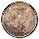 1886 Morgan Dollar MS-63 NGC Toned ( Original Bag Fragment)